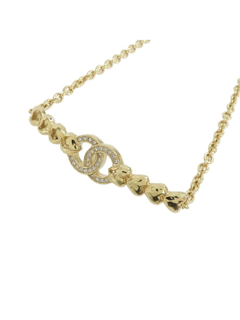 Chanel Pendant Necklace Metal Gold #327589C13B